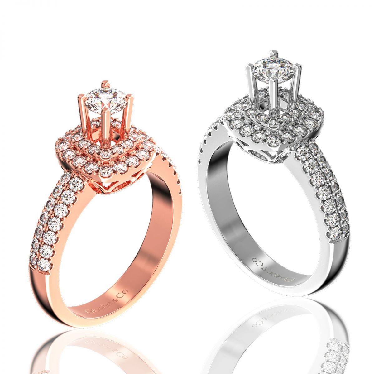 Gia công vỏ nhẫn kim cương thiên nhiên