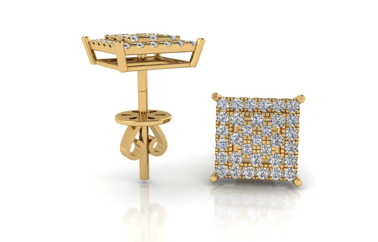 Gia công trang sức vàng trắng gắn kim cương