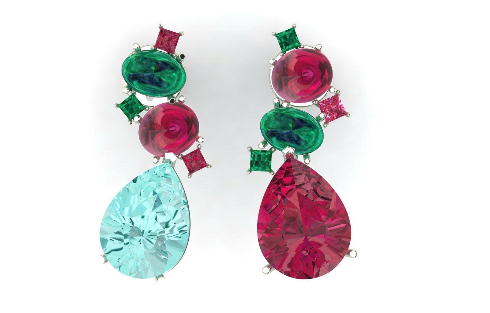 Gia công bông tai kim cương cao cấp tại HCM