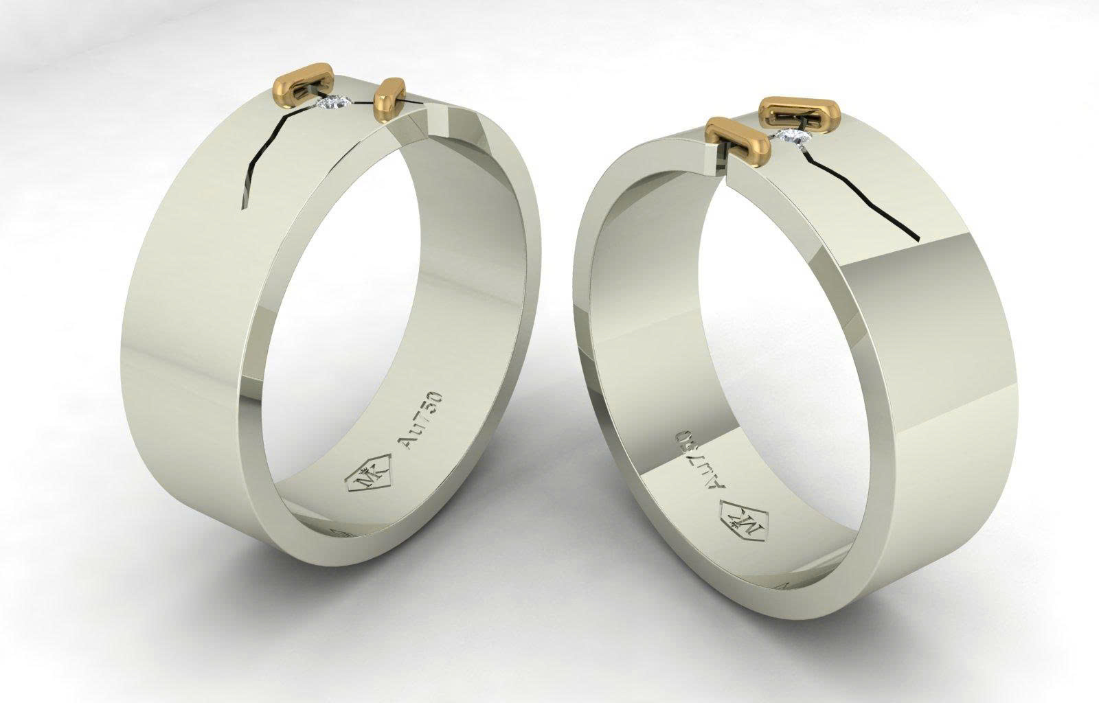 Gia công trang sức kim cương vàng trắng