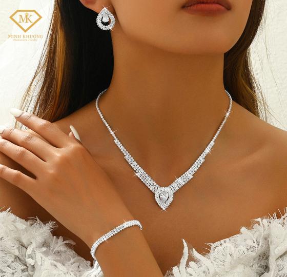 Gia công trang sức vàng trắng 18k