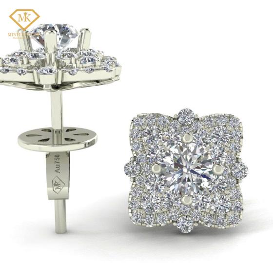 gia công bông tai kim cương