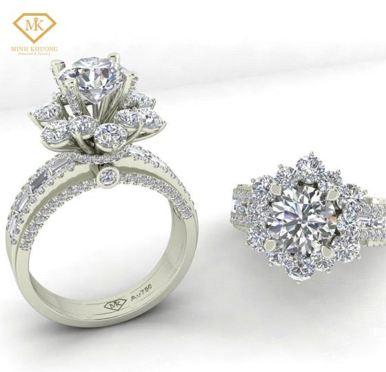 Gia c&ocirc;ng nhẫn cầu h&ocirc;n kim cương