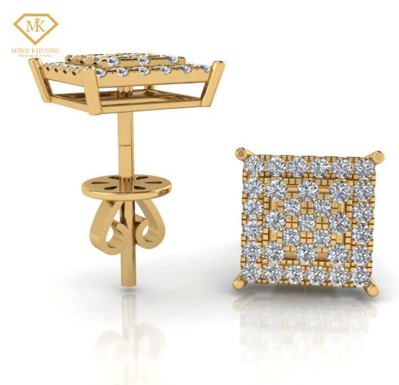 Gia c&ocirc;ng trang sức v&agrave;ng trắng gắn kim cương