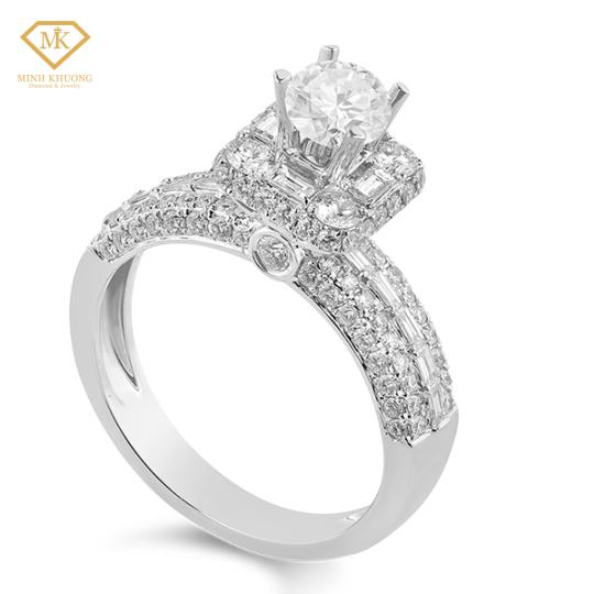 thiết kế nhẫn kim cương độc bản-MK JEWELRY